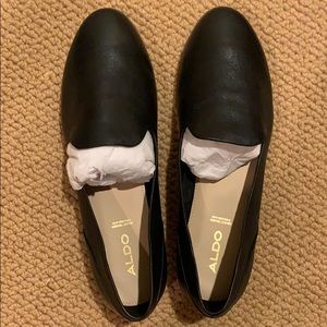ALDO BLACK LOAFERS! DON’T NEED AND NEVER WORN!